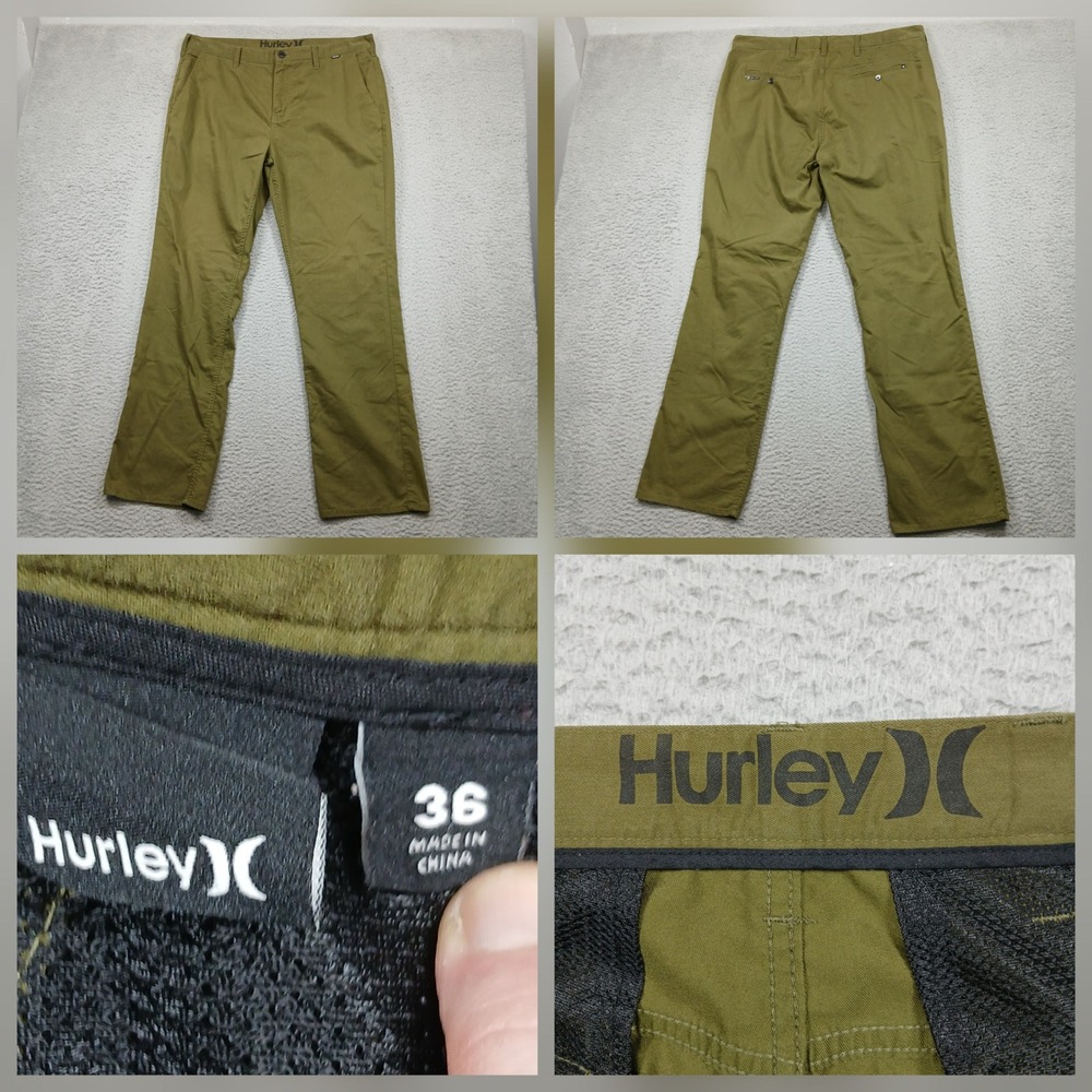 Hurley Olive Green Men's Chino Pants